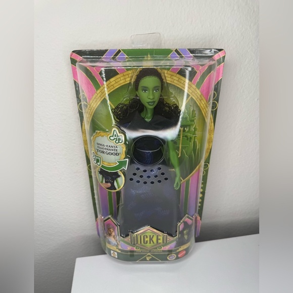 Wicked Other - Wicked For Good Elphaba Thropp Singing Changed for Good Doll NWB In Hand